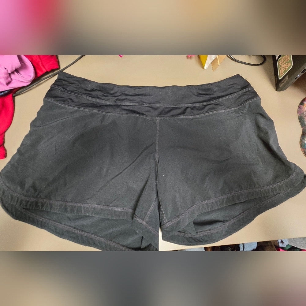 Lululemon Athletica Black Athletic Shorts Lightweight Performance